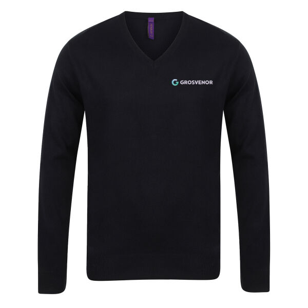 V NECK JUMPER - OFFICE  Thumbnail