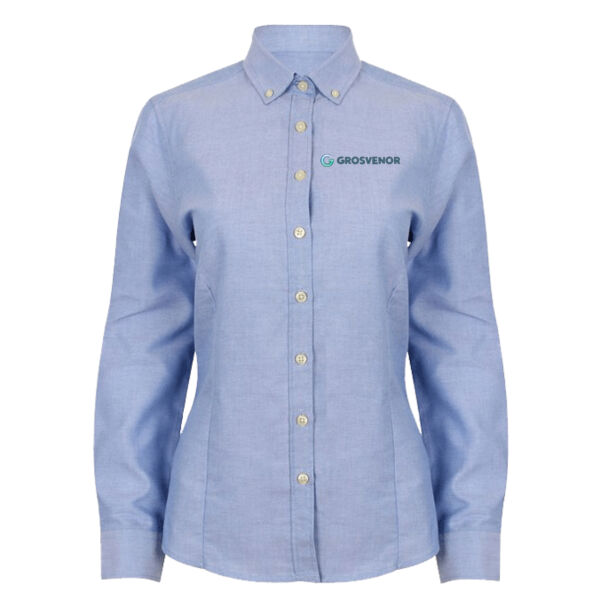 LADIES LONG SLEEVE OXFORD - OFFICE  Thumbnail