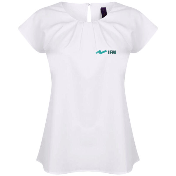 LADIES SHORT SLEEVE BLOUSE  Thumbnail